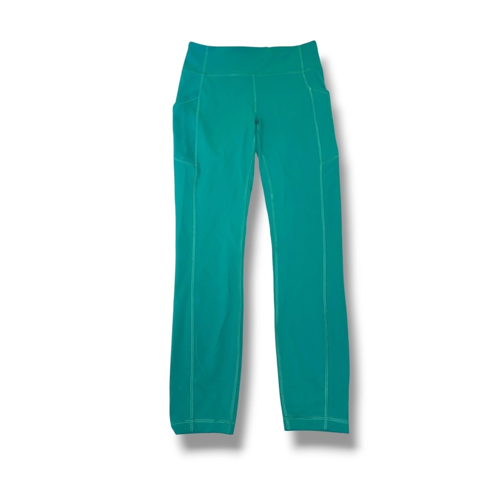 Lululemon Invigorate HR Tight 25 Womens 6 Maldives Green Everlux Pocket Legging